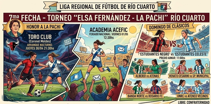 El Femenino entra en zona de definiciones: Se juega la séptima fecha del Torneo «La Pachi»