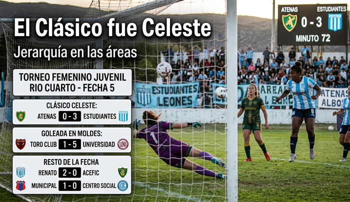 Se disputó la quinta fecha del Torneo «Romina Cuello»