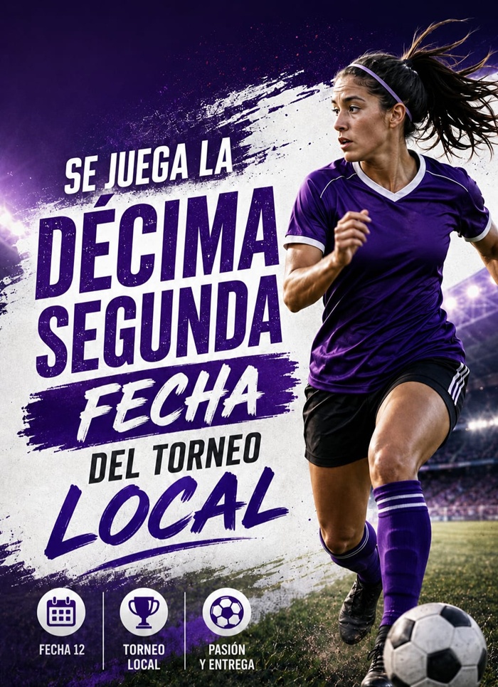 Se define la 12° fecha del Apertura: Una jornada clave en el Torneo Oficial «Elsa ‘La Pachi’ Fernández»